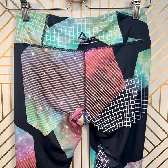 Reebok Cosmos Lux Bold Tight Speedwick Galaxy - Picture 8 of 10